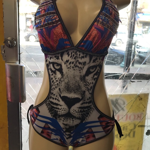 Bathing suit with Leopard - Picture 6 of 6
